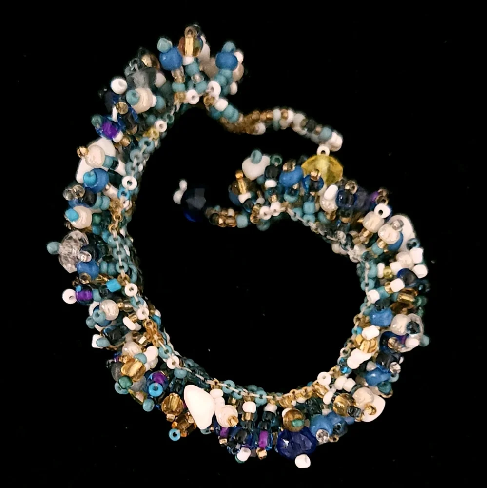 Mexican Bead & Stone Bracelet